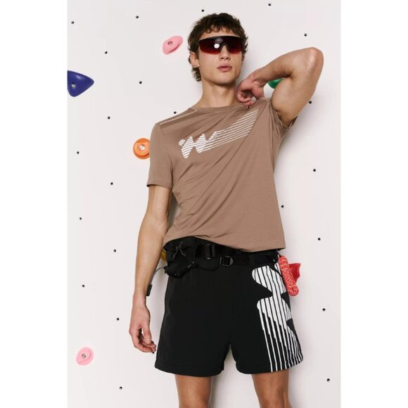 Without Walls (Urban Outfitters) NWT Men's Taupe Tech Tee Shirt, Size XLarge - Picture 1 of 5